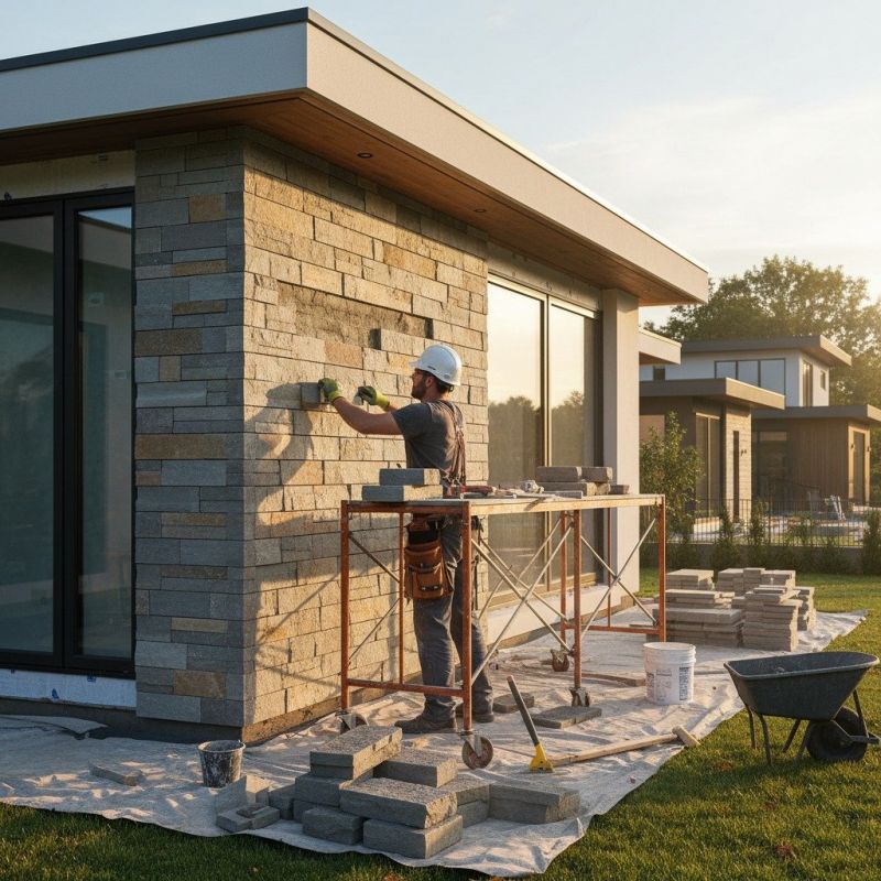 Local Stone Veneer Siding pros at work