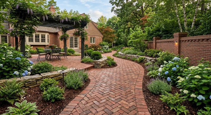 Brick Hardscape Construction in Framingham, MA