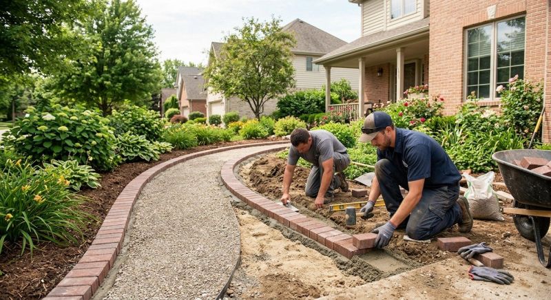 Brick Landscaping Installation in Stamford, CT