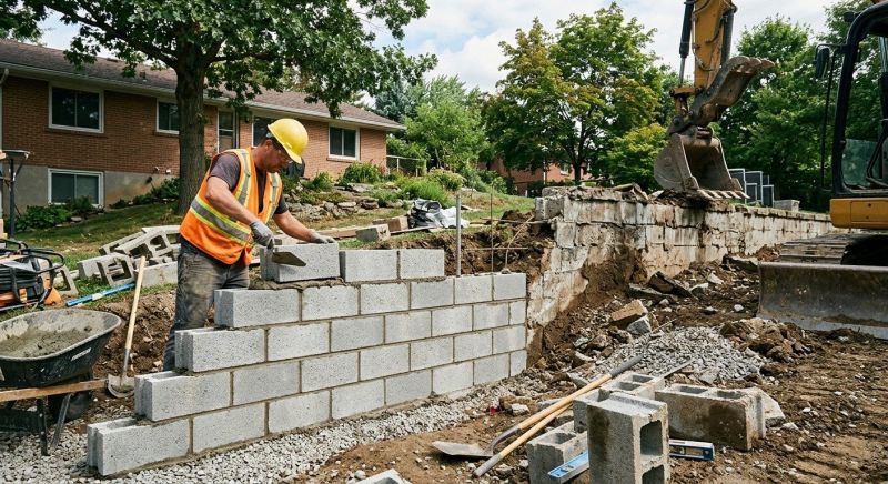 Brick Wall Construction in Worcester, MA