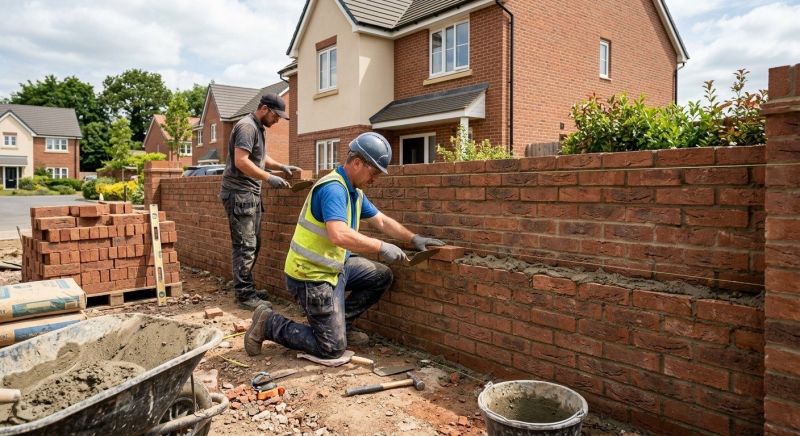 Brick Wall Construction in Stamford, CT