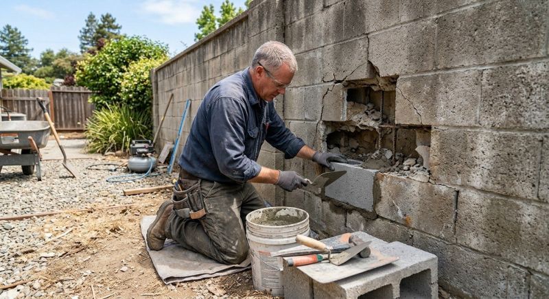 Cement Block Repair in Cleveland, OH