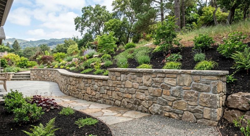 Stone Wall Replacement in Worcester, MA
